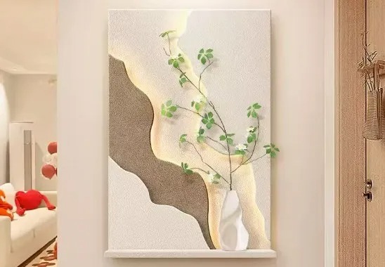 Custom Framed Textile Art Artwork