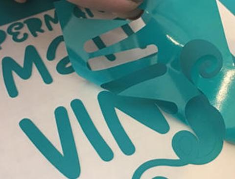 Color cutting vinyl: a new creative favorite for interior decoration